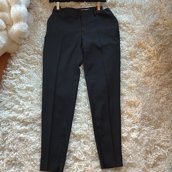 ♥️ NEW ♥️ Saint Laurent Black Suit Pants Wool Slim Fit - Picture 6 of 9